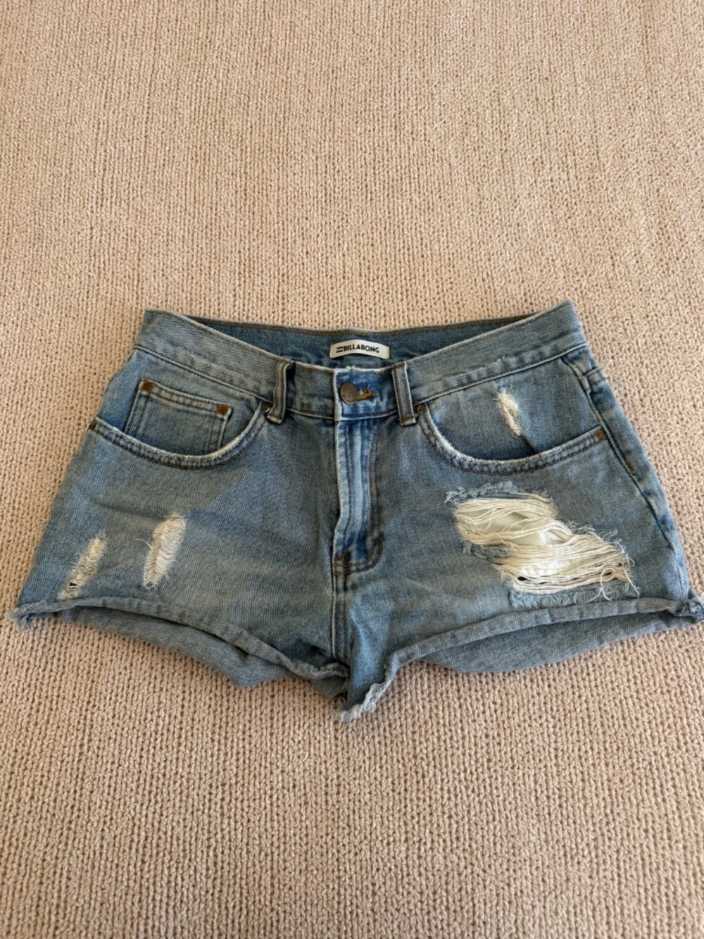 Billabong Low Rise Denim Shorts
